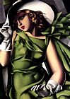 Tamara de Lempicka Girl in a Green Dress